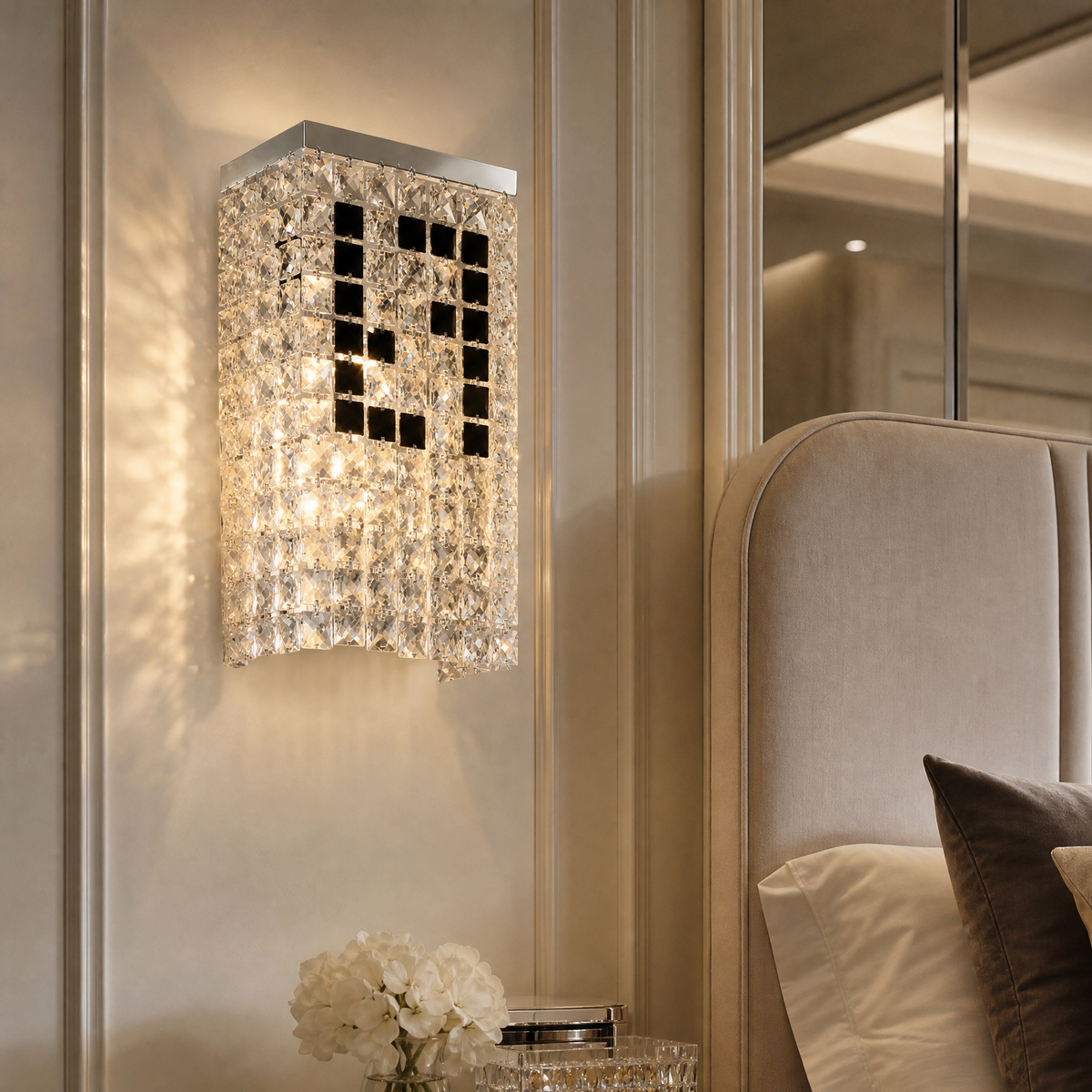 Scintilla Crystal Wall Sconce