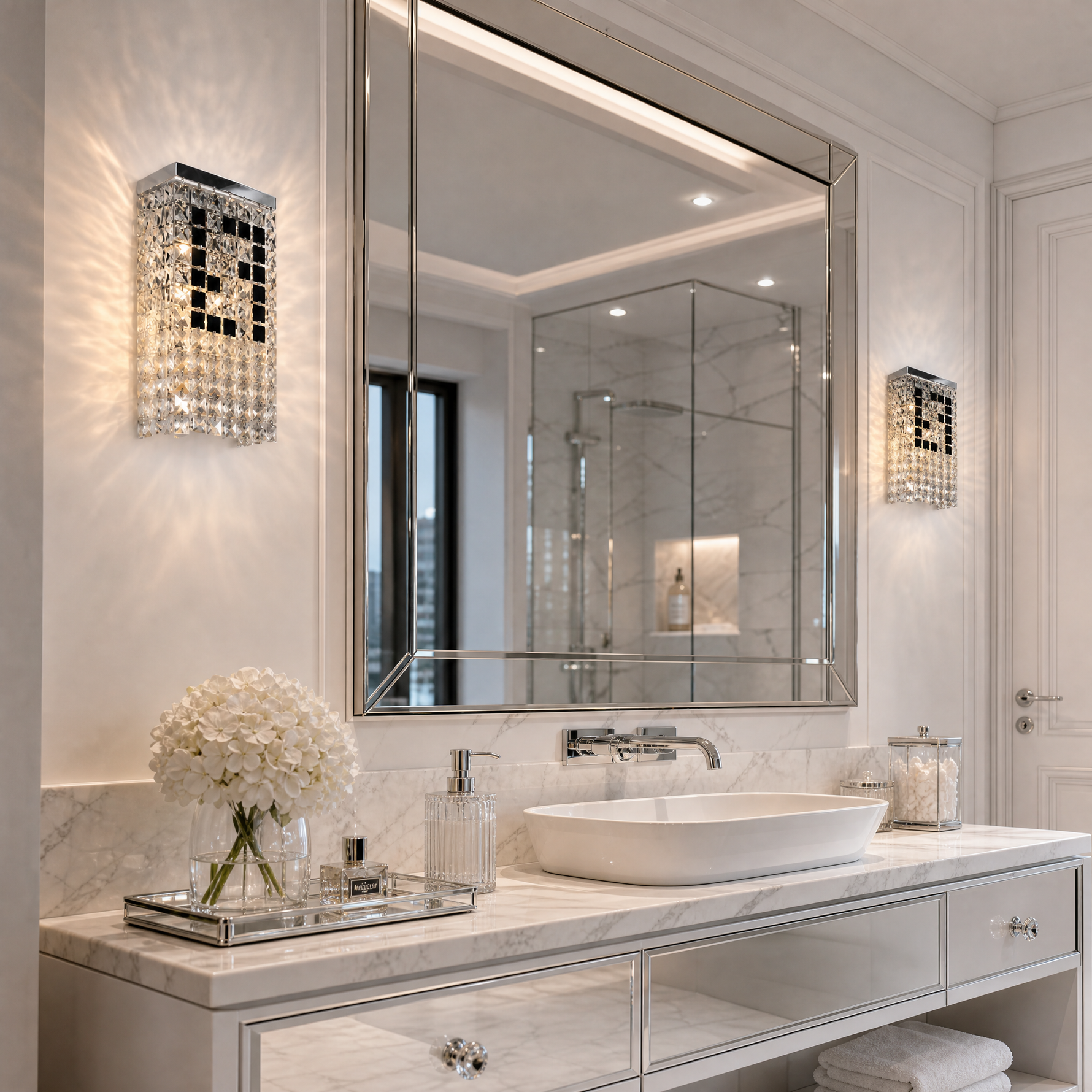 Scintilla Crystal Wall Sconce