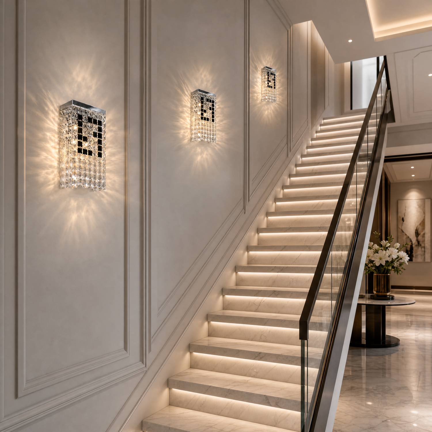 Scintilla Crystal Wall Sconce
