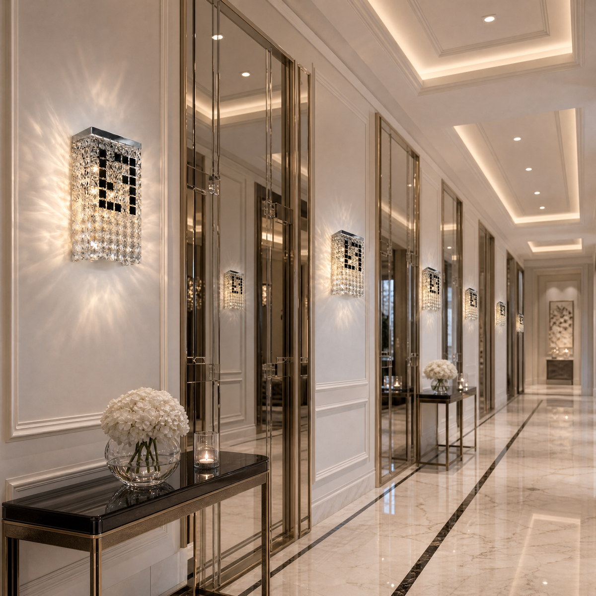 Scintilla Crystal Wall Sconce