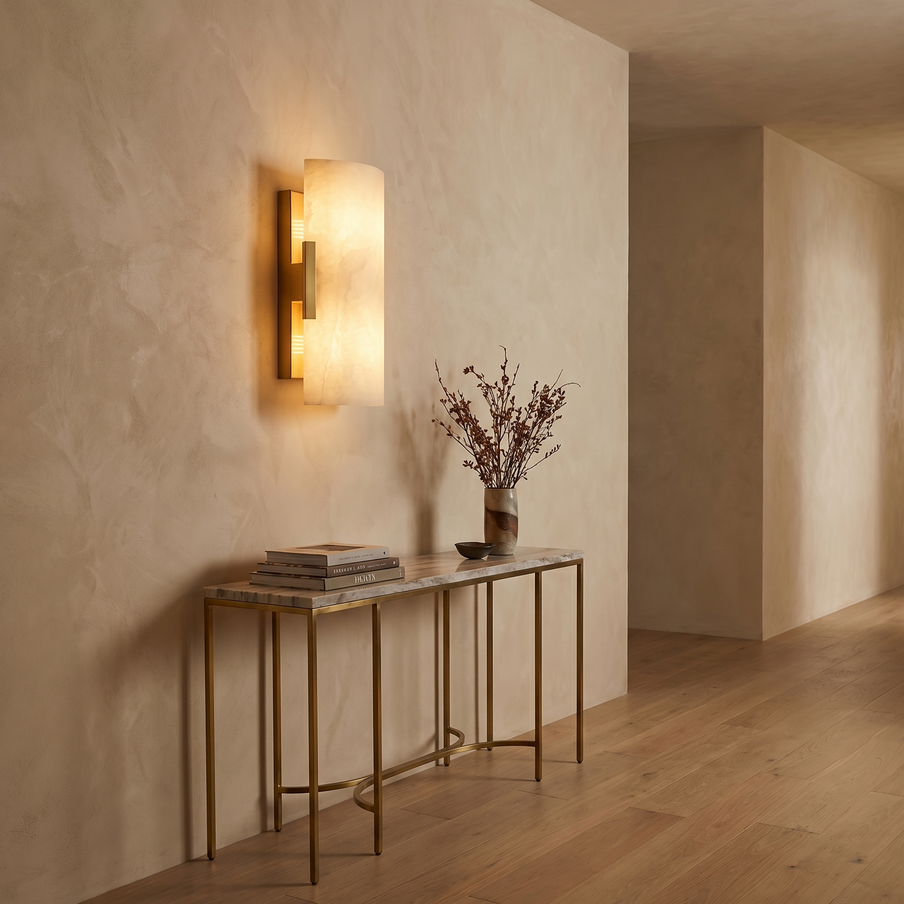 Yiosi Scultura Curved Plate Wall Sconce - Image 4