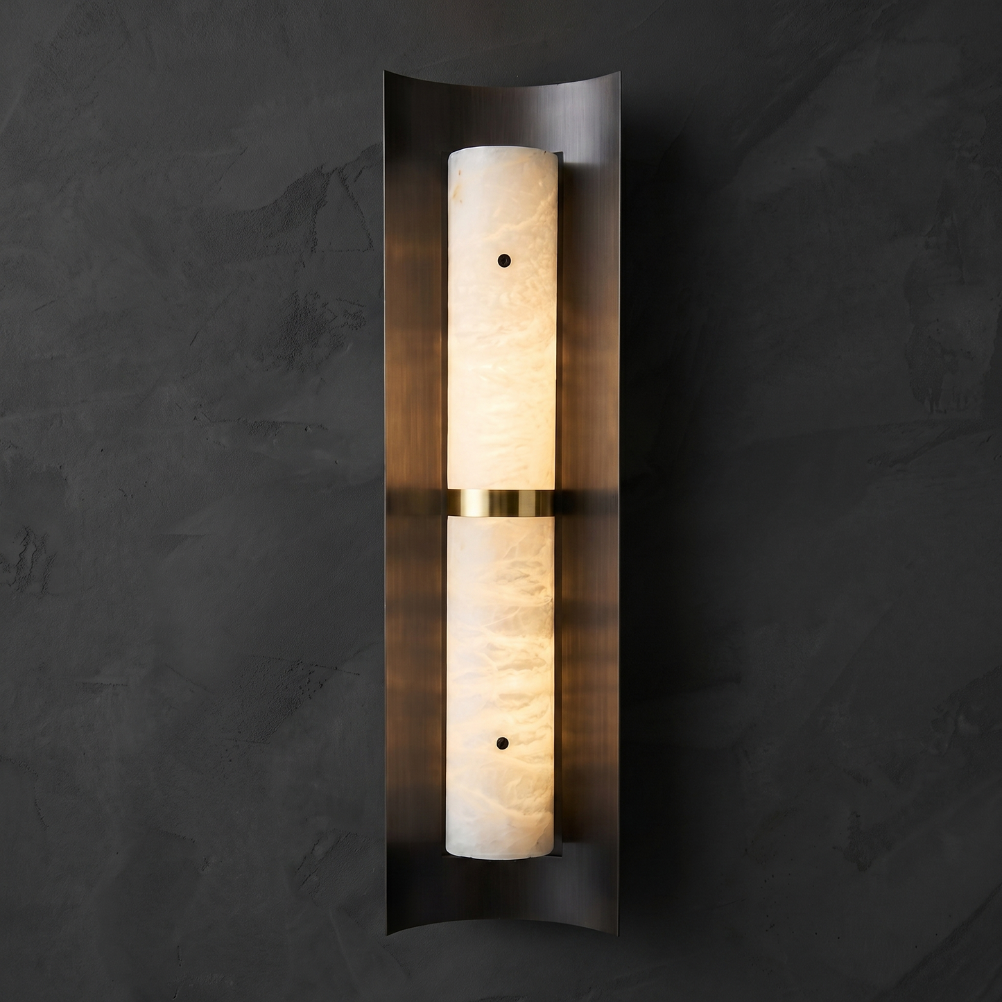 Yiosi Scultura Dual Cylinder Cage Wall Sconce - Image 1