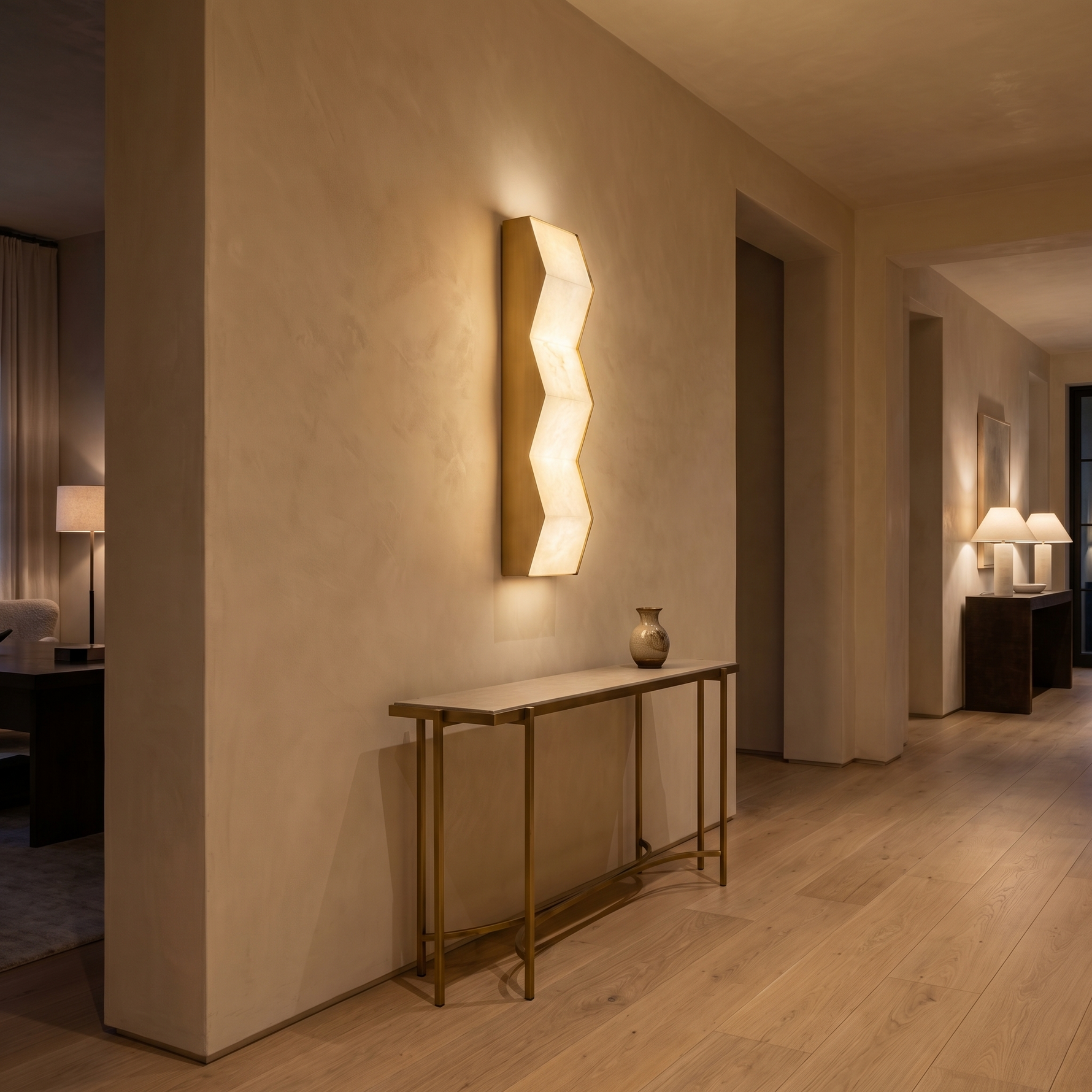 Yiosi Scultura Zigzag Wall Sconce - Image 4