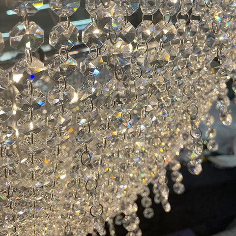 Semi Circle Crystal Modern Pendant Light Chandelier