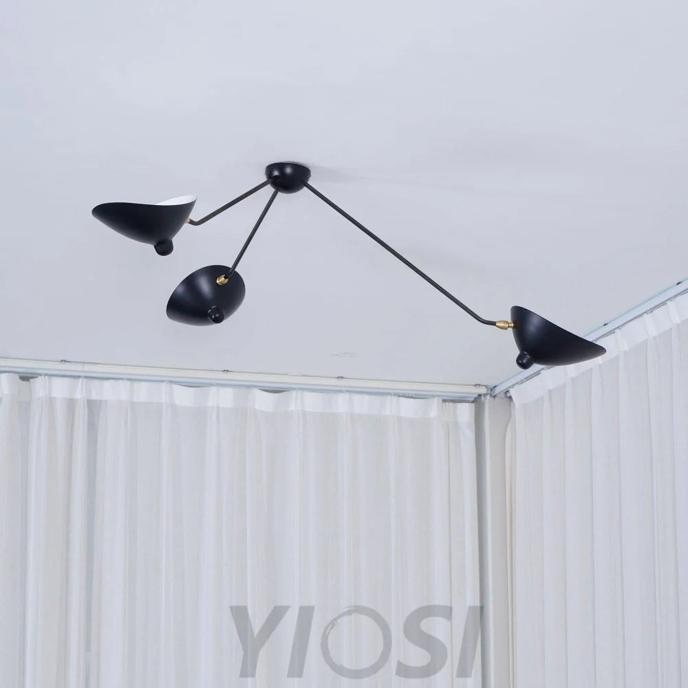 Serge Mouille Ceiling Lamp Style B - Yiosilamp
