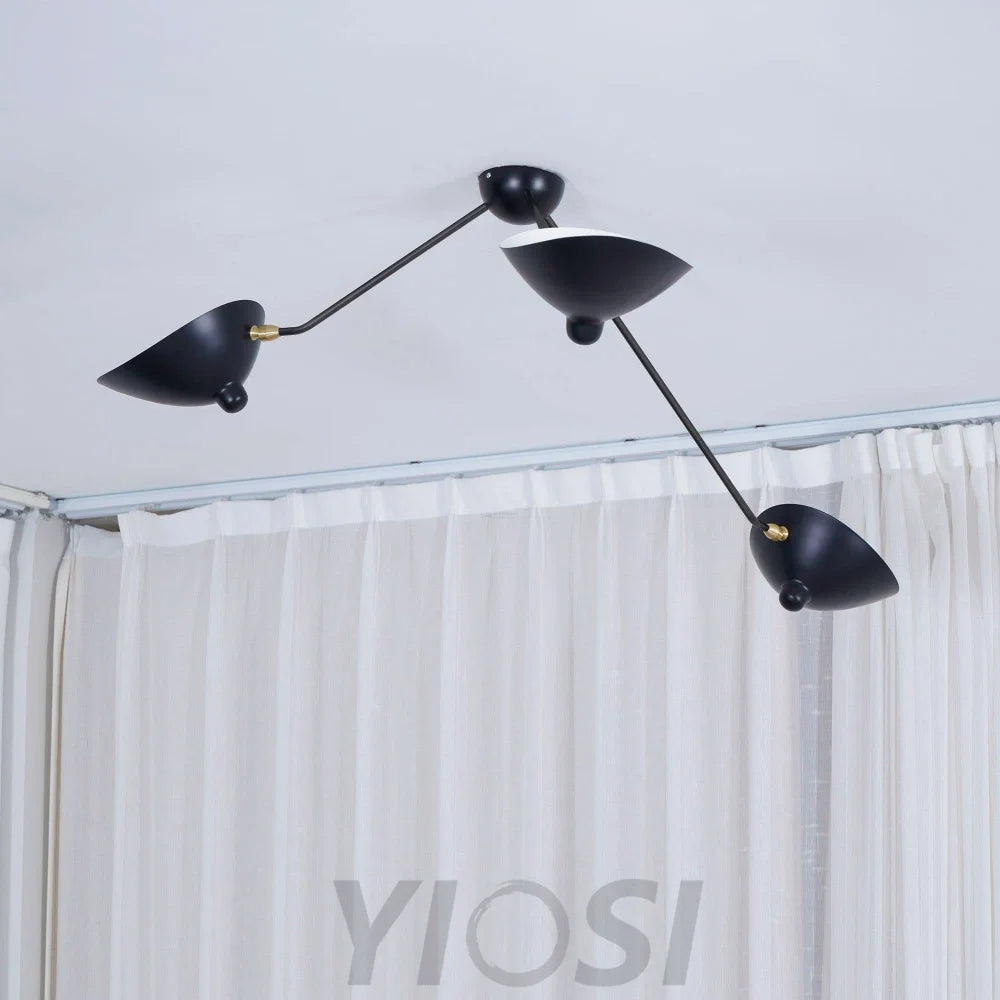 Serge Mouille Ceiling Lamp Style B - Yiosilamp