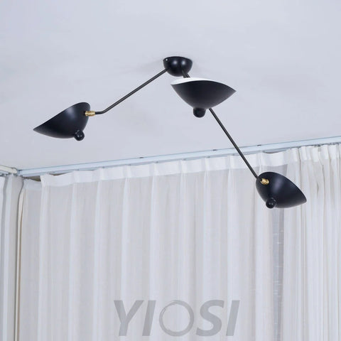 Serge Mouille Ceiling Lamp Style B - Yiosilamp