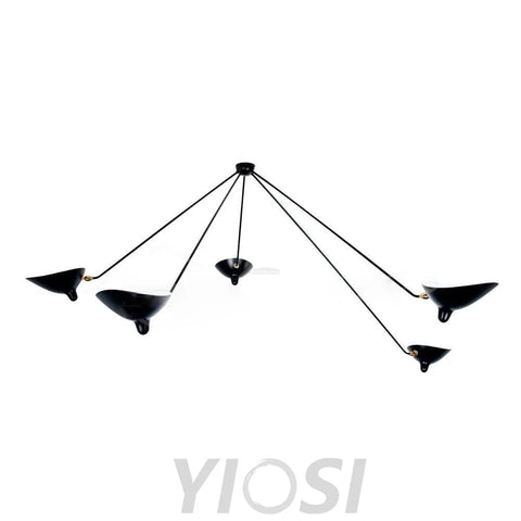 Serge Mouille Ceiling Lamp Style B - Yiosilamp