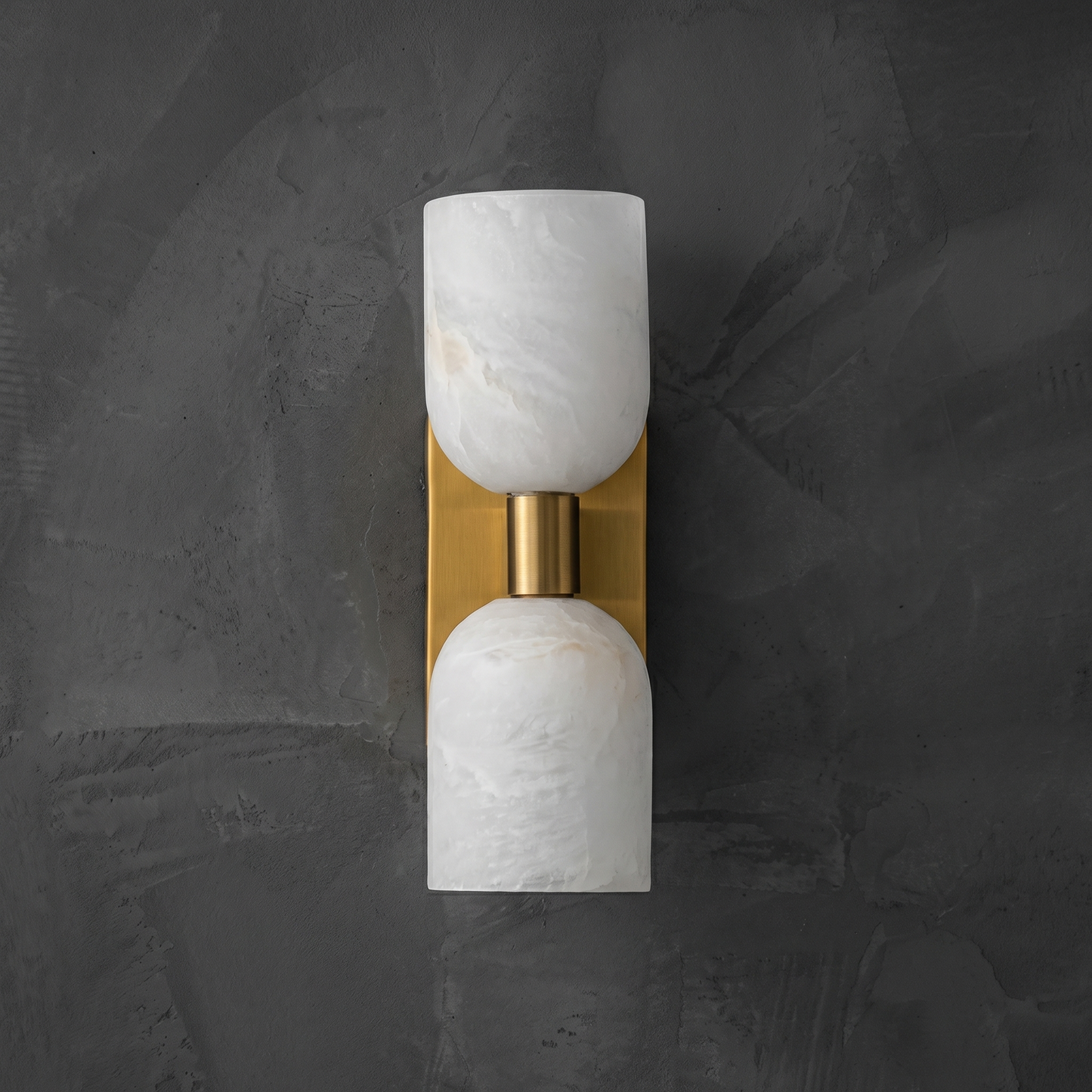 Yiosi Sfera Twin Cup Alabaster Wall Sconce - Image 2