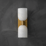 Yiosi Sfera Twin Cup Alabaster Wall Sconce - Image 2