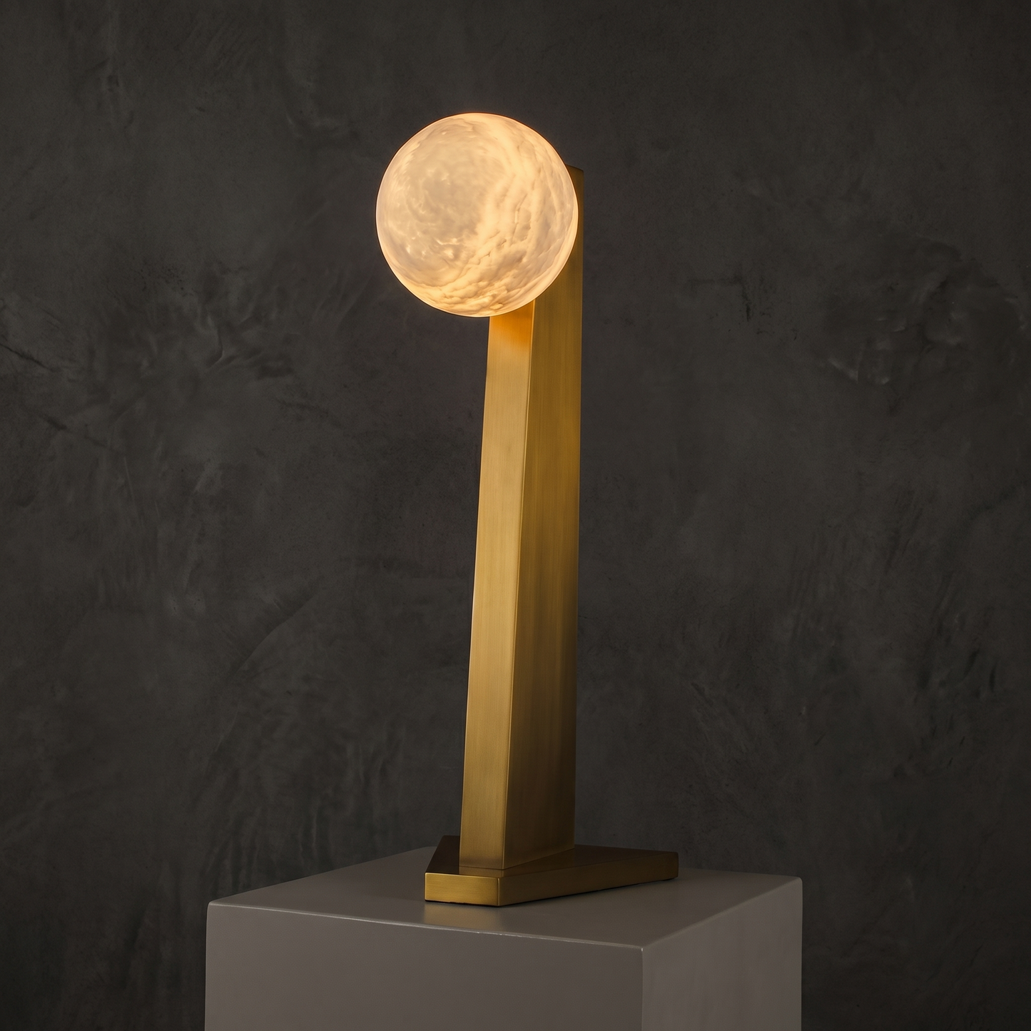 Yiosi Sfera Moon on Pedestal Table Lamp - Image 1