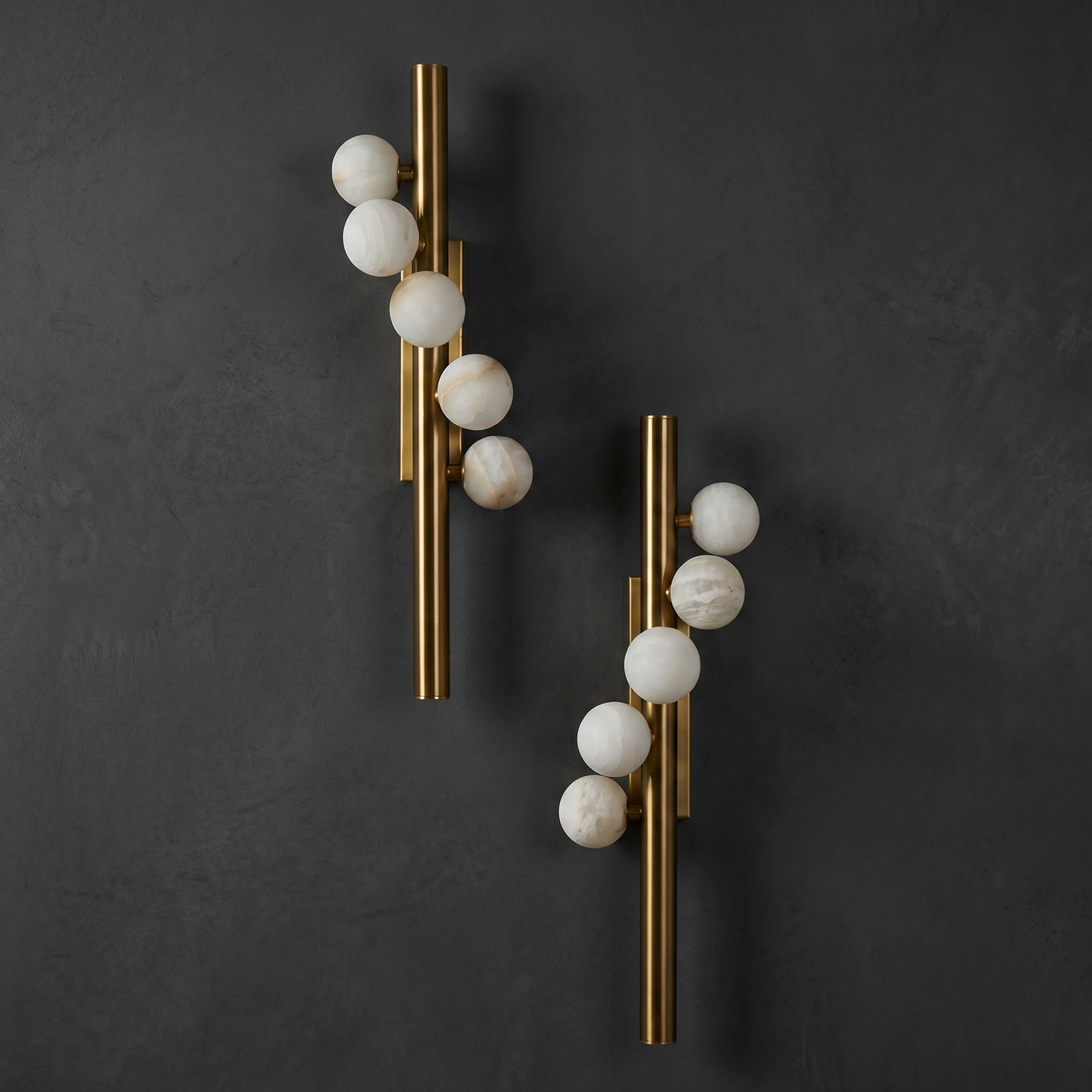Yiosi Sfera Vertical Ball Tube Wall Sconce - Image 2