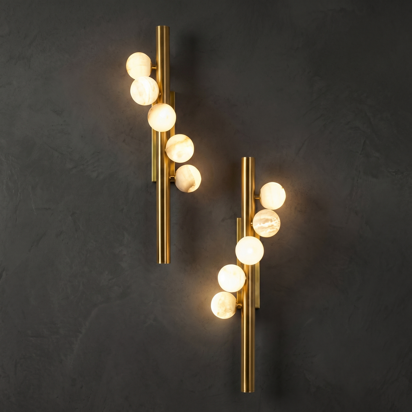 Yiosi Sfera Vertical Ball Tube Wall Sconce - Image 1