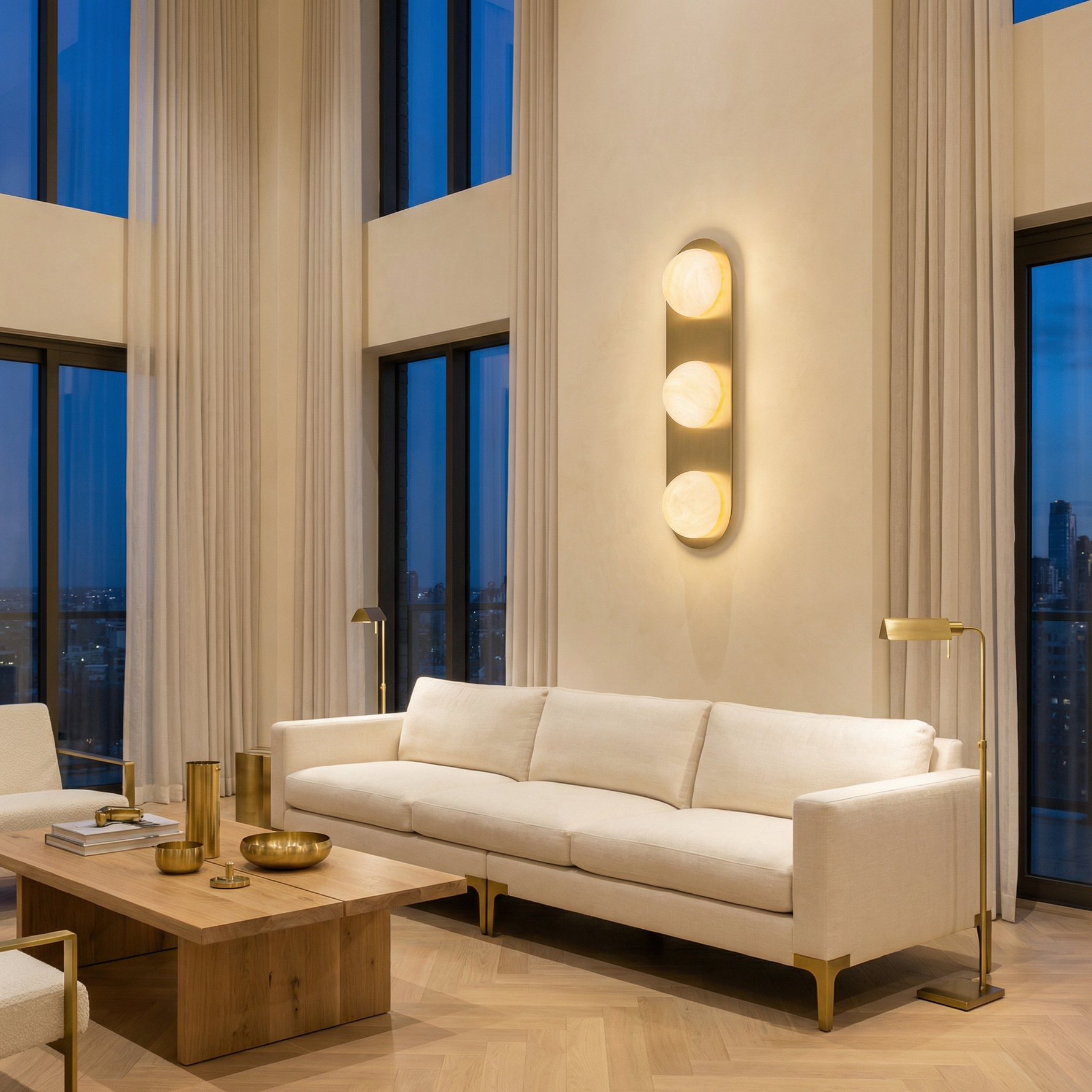 Yiosi Sfera Vertical Balls Wall Sconce - Image 3