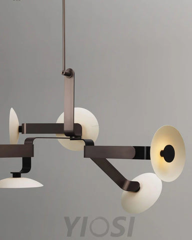 Sheba Classical Chandelier  ∅ 31.5" - Brown & White, Unknown-1-Yiosilamp