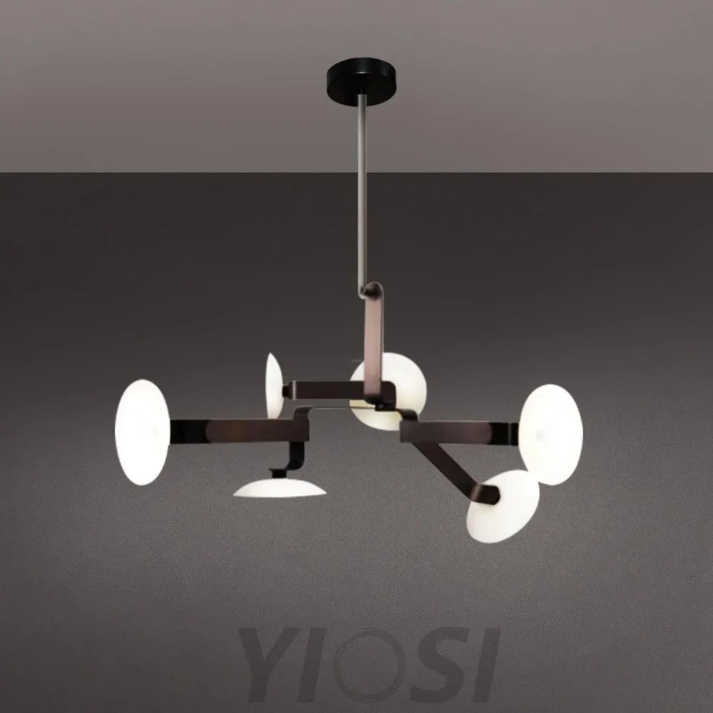 Sheba Classical Chandelier  ∅ 31.5" - Brown & White, Unknown-1-Yiosilamp