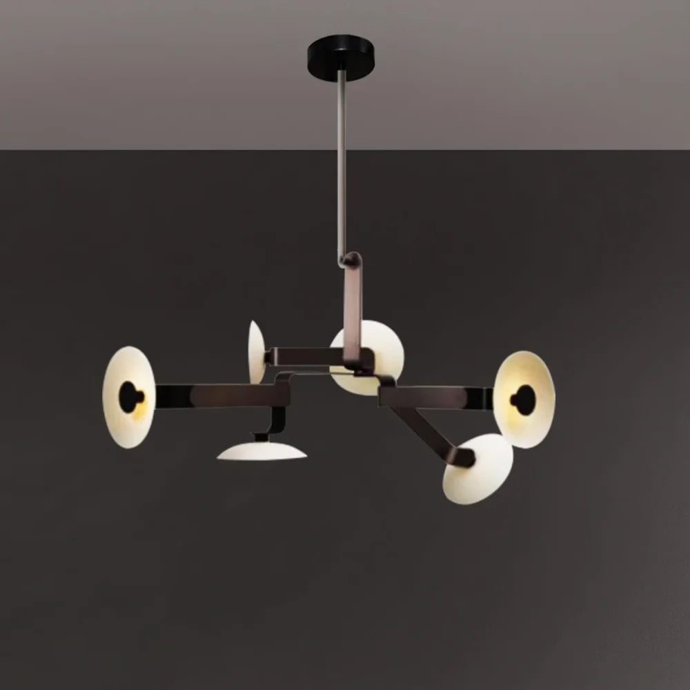 Sheba Classical Chandelier  ∅ 31.5" - Brown & White, Unknown-1-Yiosilamp