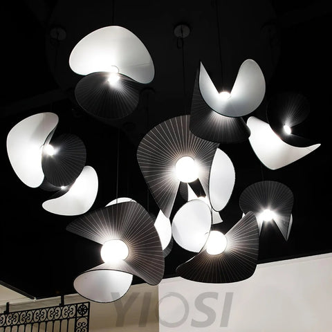 Shell Nordic Pendant - Pleated-1-Yiosilamp