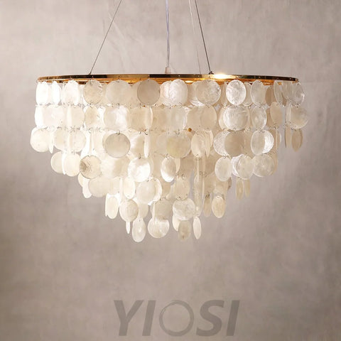 Shell Wind Chime Chandelier ∅ 19.7″ - Yiosilamp