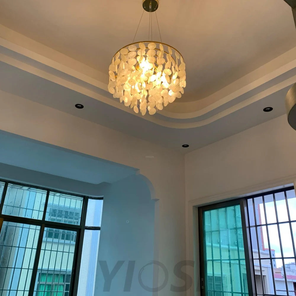Shell Wind Chime Chandelier ∅ 19.7″ - Yiosilamp