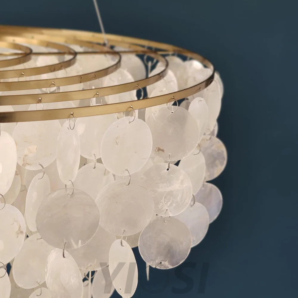 Shell Wind Chime Chandelier ∅ 19.7″ - Yiosilamp