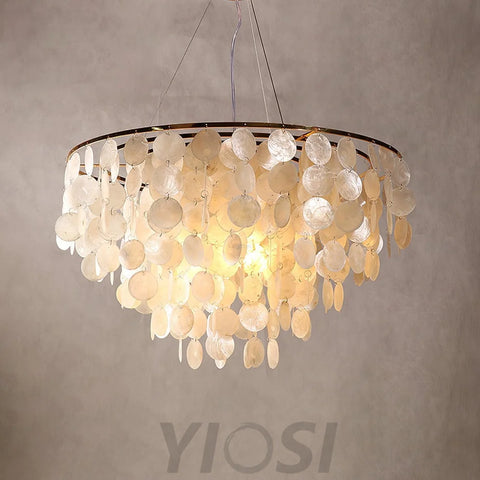 Shell Wind Chime Chandelier ∅ 19.7″ - Yiosilamp