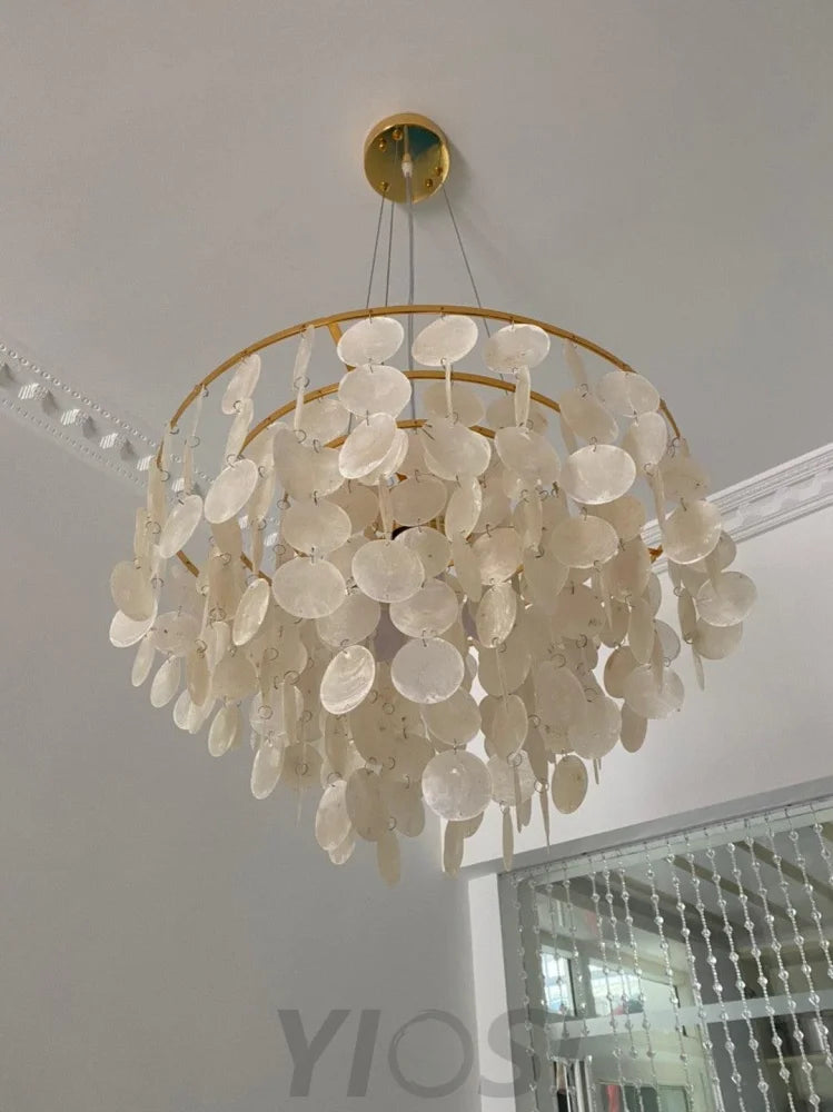 Shell Wind Chime Chandelier ∅ 19.7″ - Yiosilamp