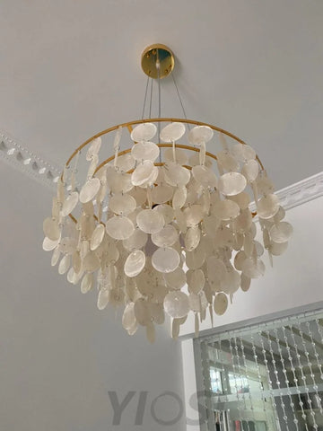 Shell Wind Chime Chandelier ∅ 19.7″ - Yiosilamp