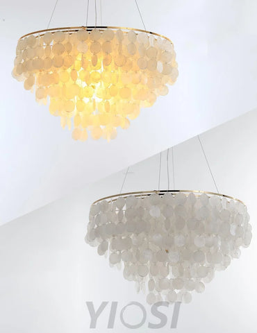 Shell Wind Chime Chandelier ∅ 19.7″ - Yiosilamp