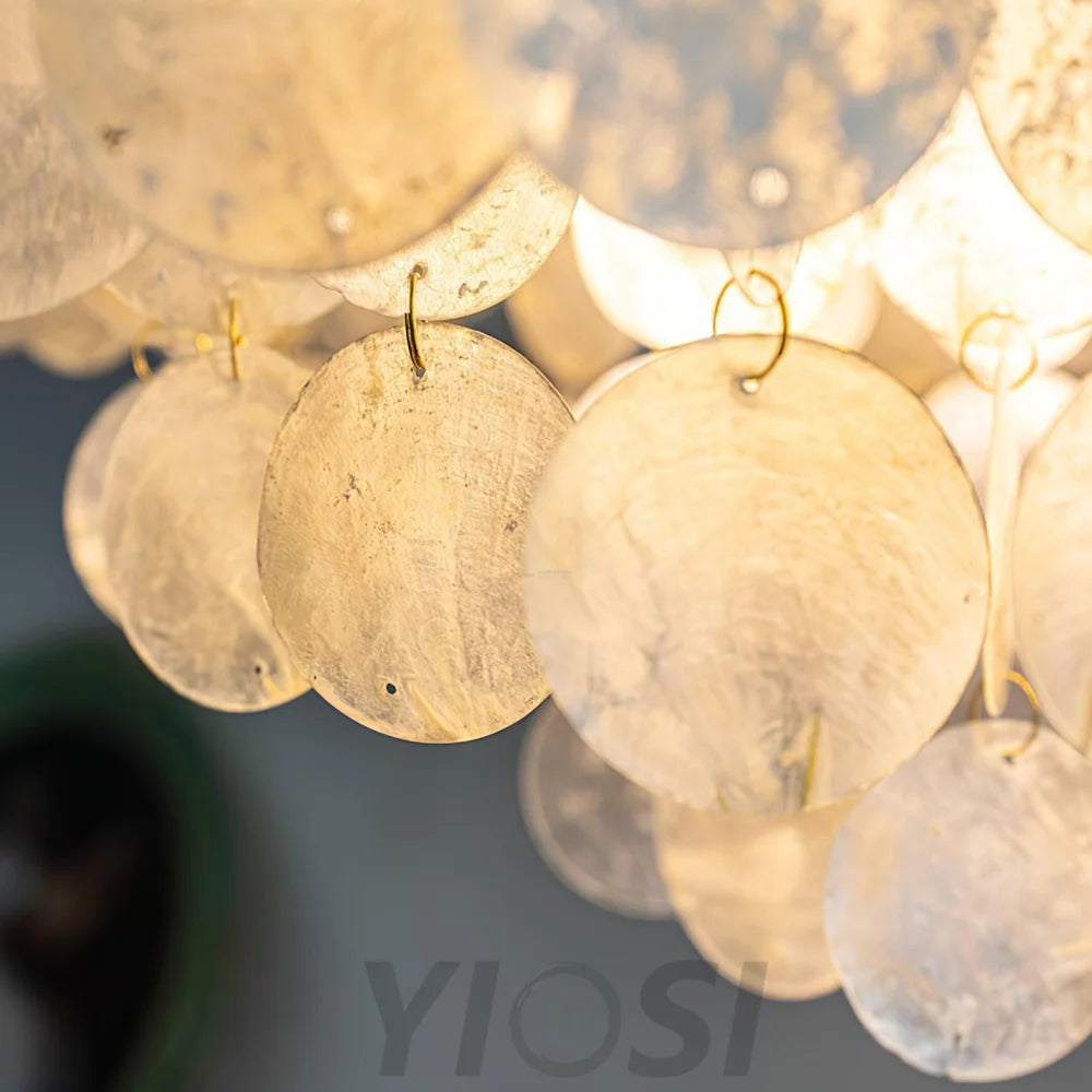 Shell Wind Chime Chandelier ∅ 19.7″ - Yiosilamp