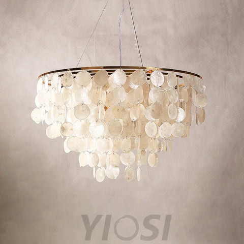 Shell Wind Chime Chandelier ∅ 19.7″ - Yiosilamp