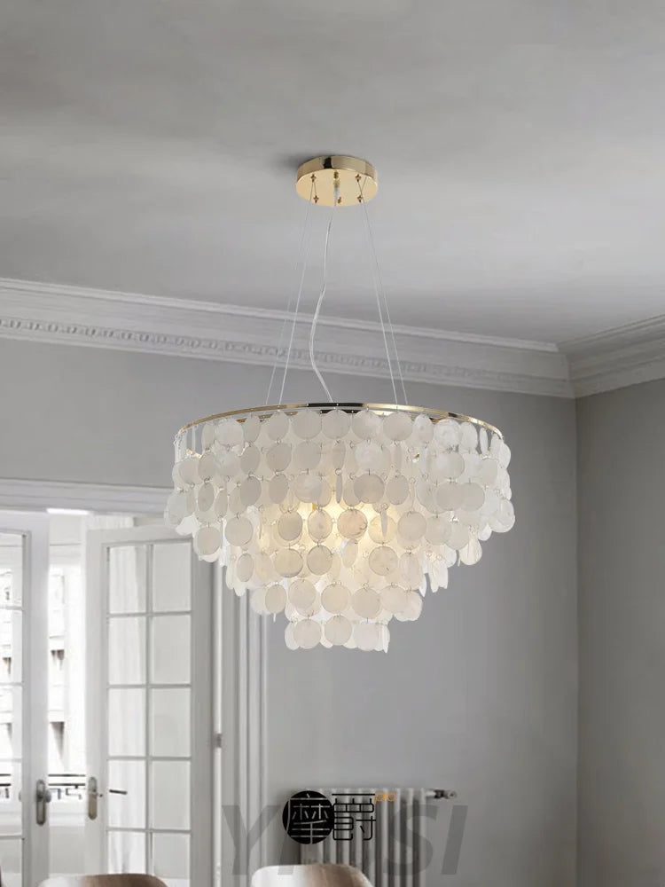 Shell Wind Chime Chandelier ∅ 19.7″ - Yiosilamp