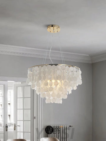 Shell Wind Chime Chandelier ∅ 19.7″ - Yiosilamp