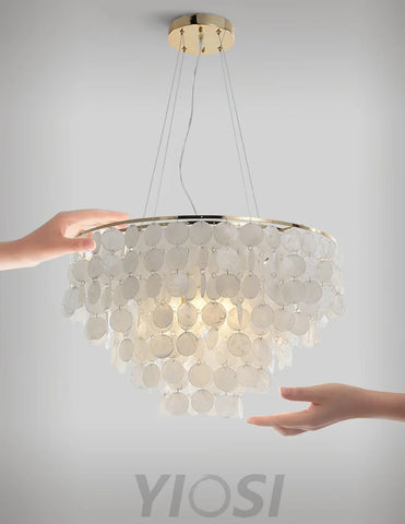 Shell Wind Chime Chandelier ∅ 19.7″ - Yiosilamp