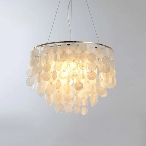 Shell Wind Chime Chandelier ∅ 19.7″ - Yiosilamp