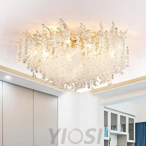 Shiro Noda Ceiling Lamp ∅ 23.6″~59.1'' - Branch, Semi Flush Mounts-1-Yiosilamp