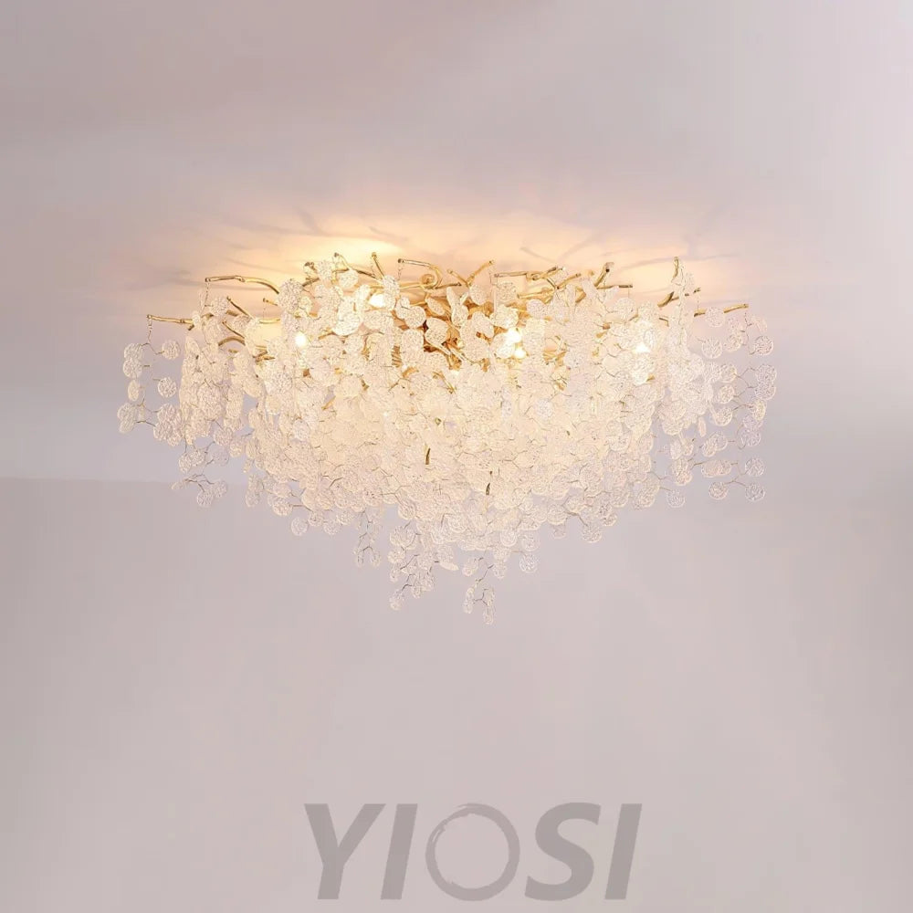 Shiro Noda Ceiling Lamp ∅ 23.6″~59.1'' - Branch, Semi Flush Mounts-1-Yiosilamp