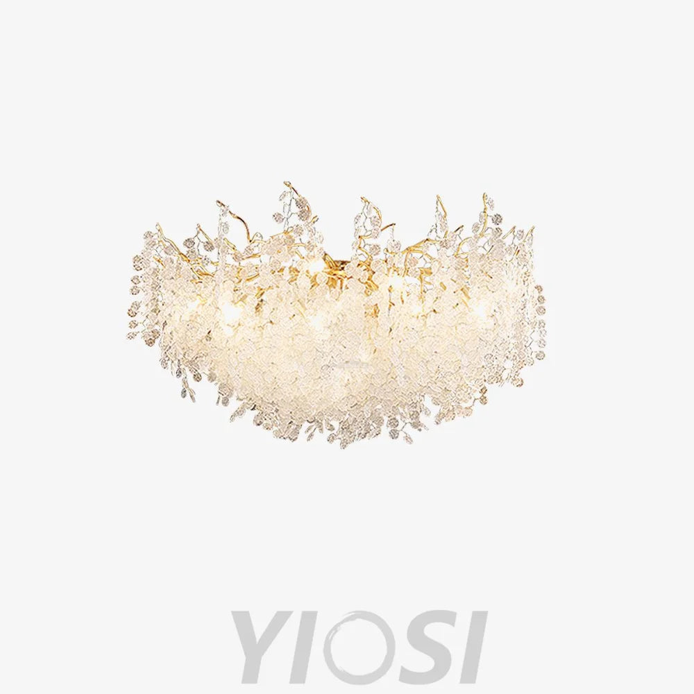 Shiro Noda Ceiling Lamp ∅ 23.6″~59.1'' - Branch, Semi Flush Mounts-1-Yiosilamp