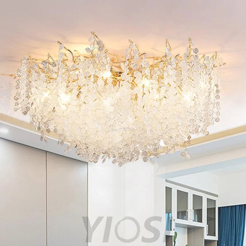 Shiro Noda Ceiling Lamp ∅ 23.6″~59.1'' - Branch, Semi Flush Mounts-1-Yiosilamp