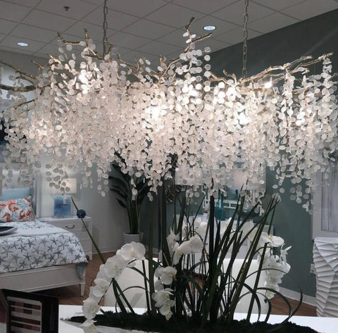 Shiro Noda Crystal Type Chandelier - Branch-1-Yiosilamp