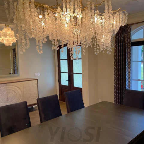 Shiro Noda Crystal Type Chandelier - Branch-1-Yiosilamp