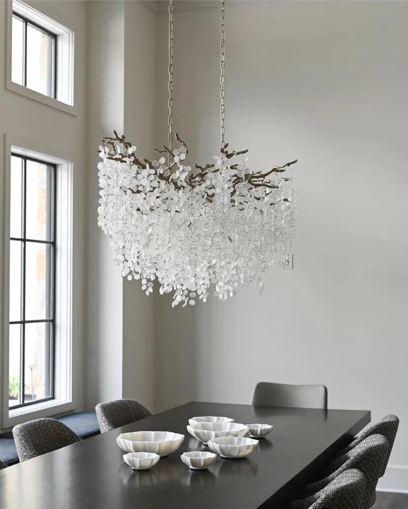 Shiro Noda Crystal Type Chandelier - Branch-1-Yiosilamp