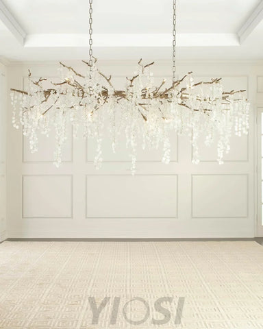 Shiro Noda Crystal Type Chandelier - Branch-1-Yiosilamp