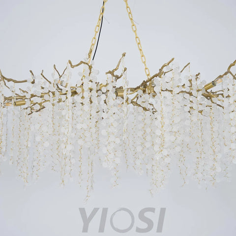 Shiro Noda Crystal Type Chandelier - Branch-1-Yiosilamp