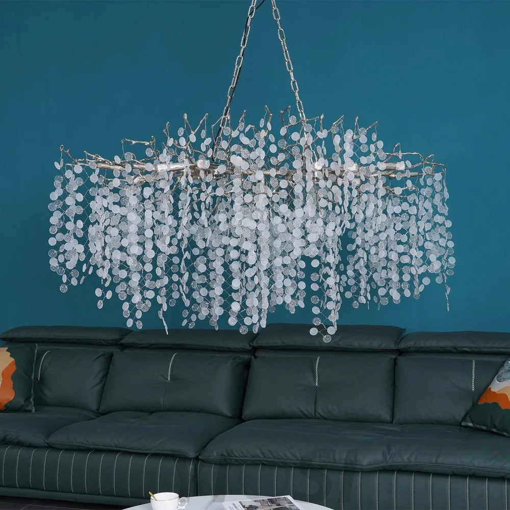 Shiro Noda Crystal Type Chandelier - Branch-1-Yiosilamp