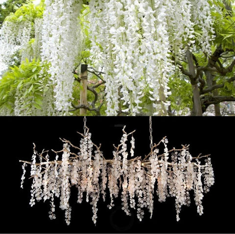 Shiro Noda Crystal Type Chandelier - Branch-1-Yiosilamp