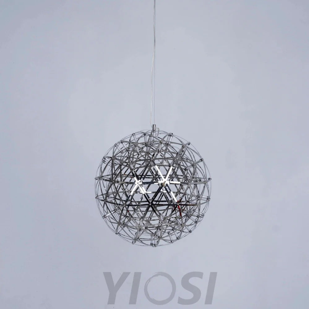 Silver Spark Ball Pendant - Yiosilamp