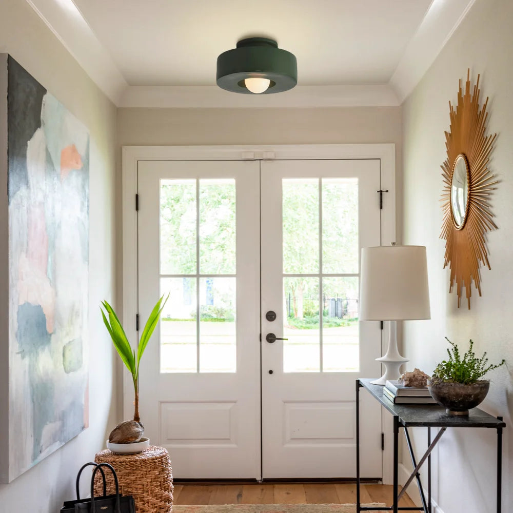 Simon Resin Ceiling Lamp  ∅ 11.8″ - Yiosilamp