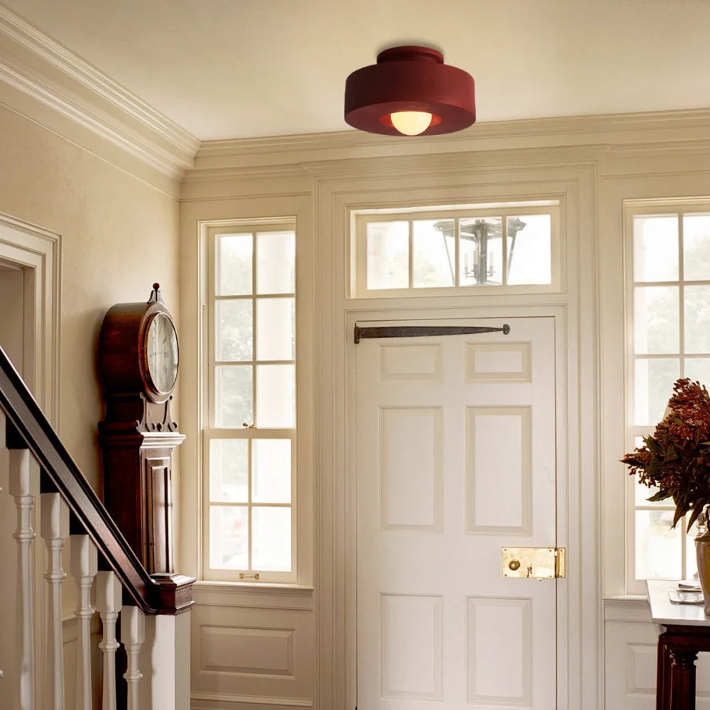 Simon Resin Ceiling Lamp  ∅ 11.8″ - Yiosilamp