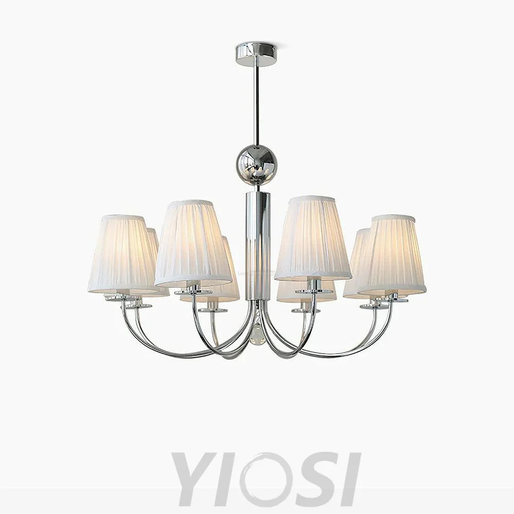 Simplicity Chrome Chandelier Φ 19.7″ - Variety-1-Yiosilamp